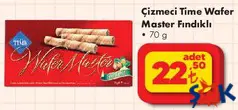 ÇİZMECİ TİME WAFER MASTER FINDIKLI 70 G fiyat ve kampanya bilgisi